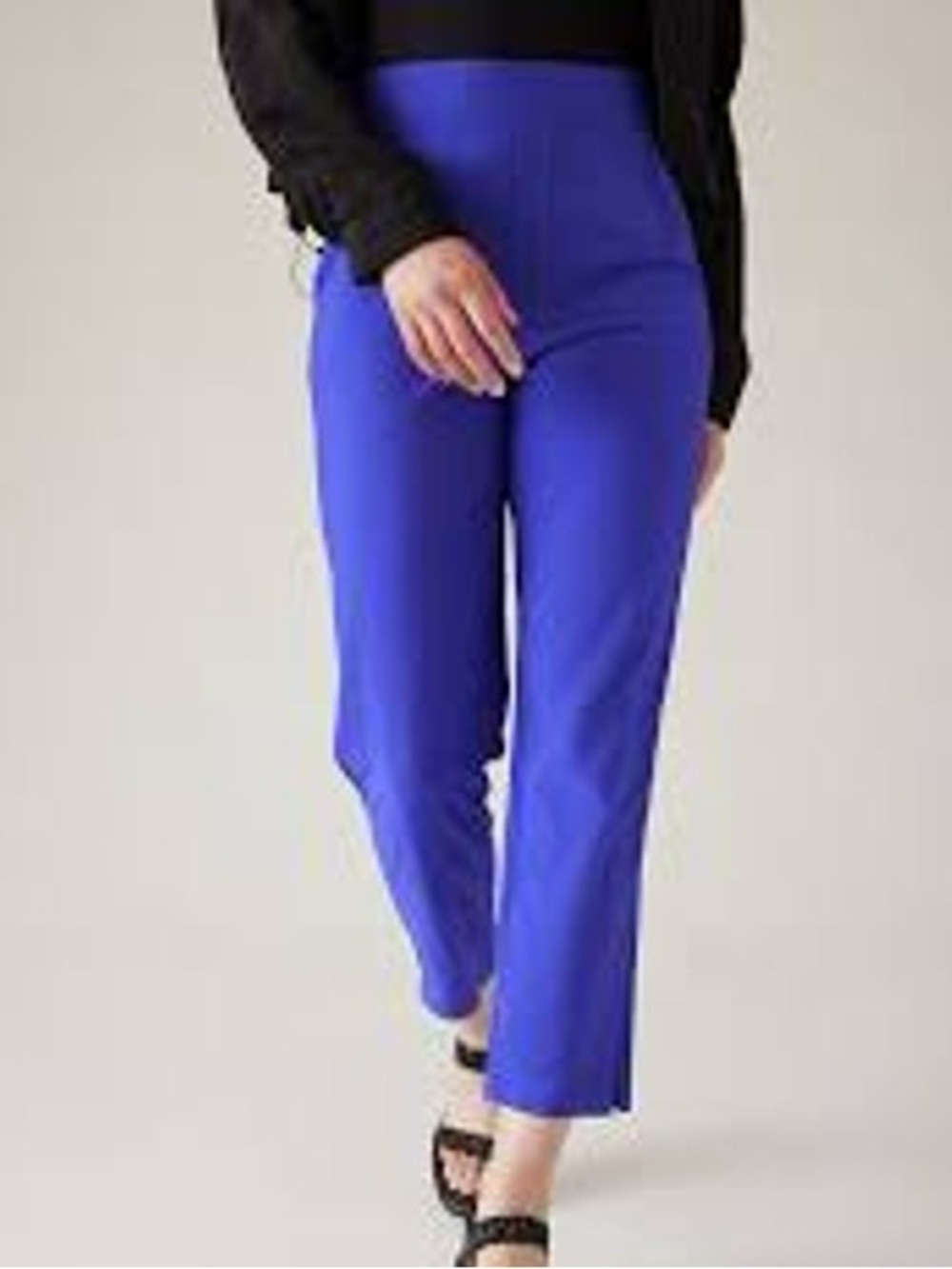 Athleta Brooklyn Mid Rise Ankle Pant Womens Size 6P Blue Purplish